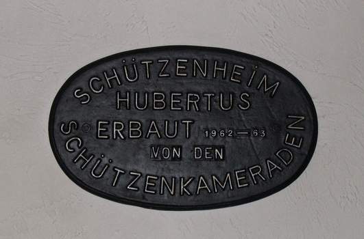 Historisches Schild des Schützenvereins Hubertus Ferndorf