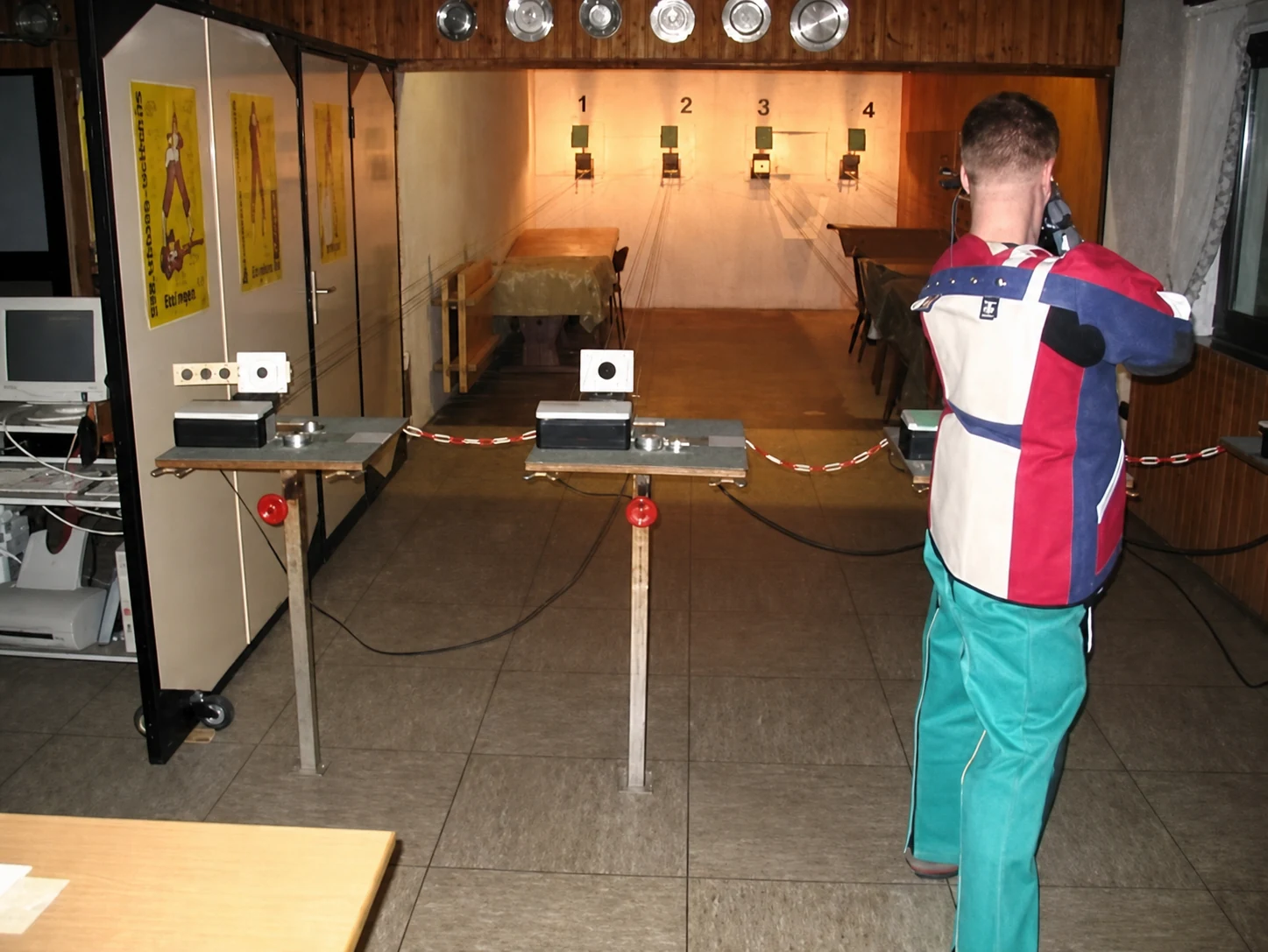 Luftdruckwaffenstand im Vereinsheim